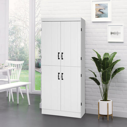 4-Door Tall Kitchen Cupboard