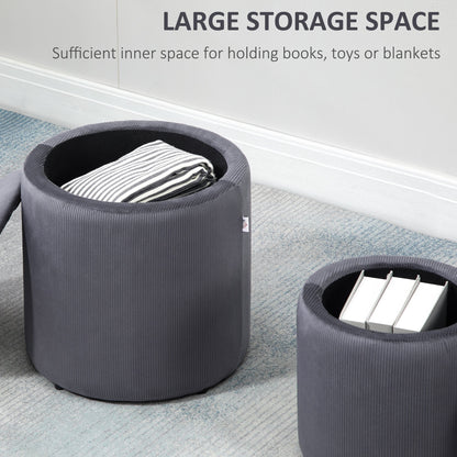 Modern Storage Ottoman with Removable Lid