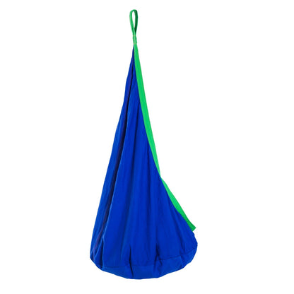 Children's Canvas Hanging Swing Chair Pod Chair Blue