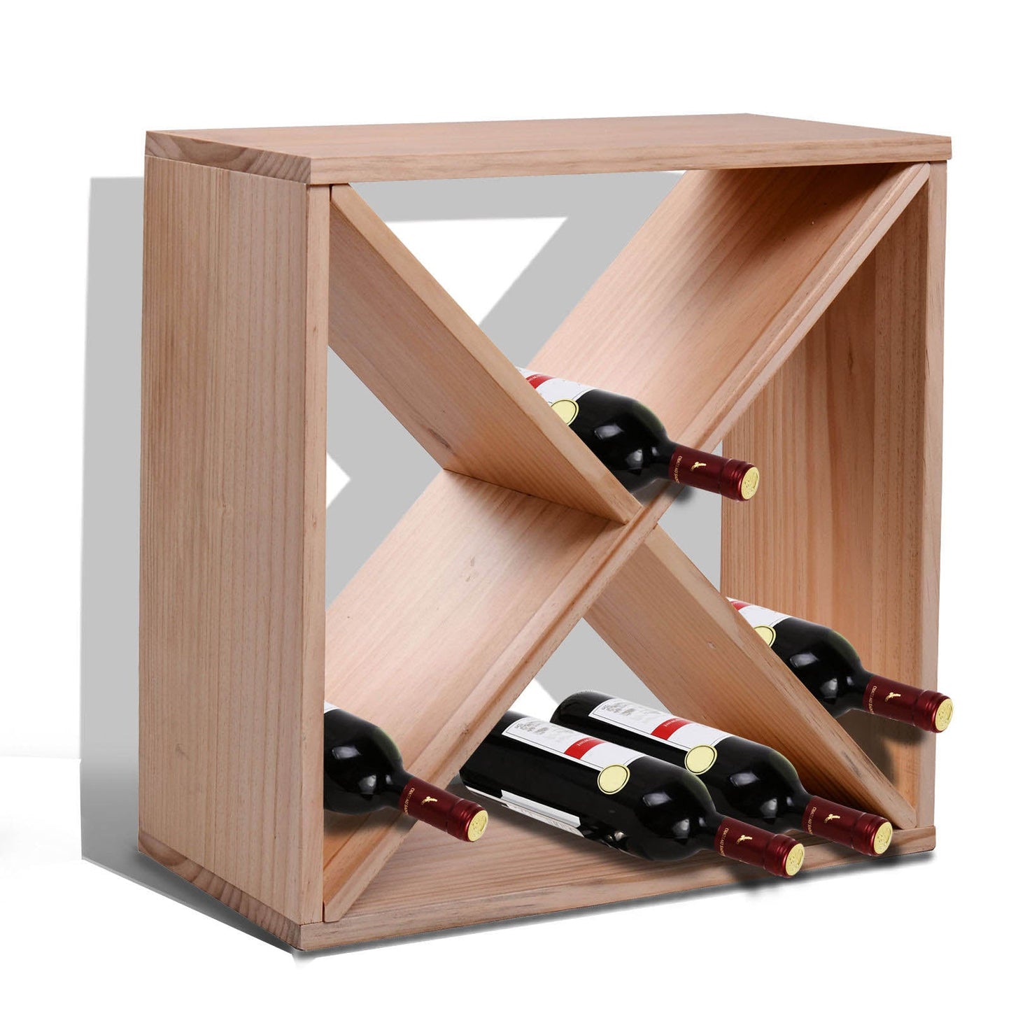 Wooden 24 Bottles Wine Rack