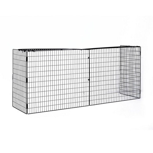 Homcom Extendable Fireguard Screen-Black