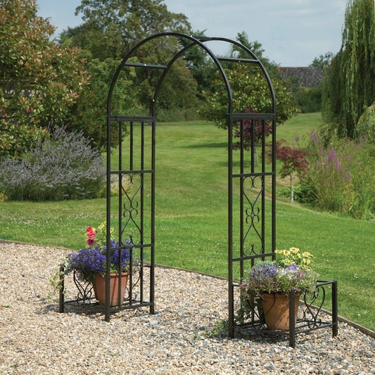 Greenhurst Huntingdon Garden Arch & Planters