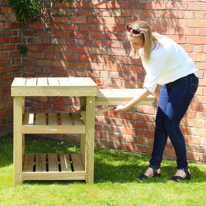 Garden Pizza Oven BBQ Table and Cover by Zest