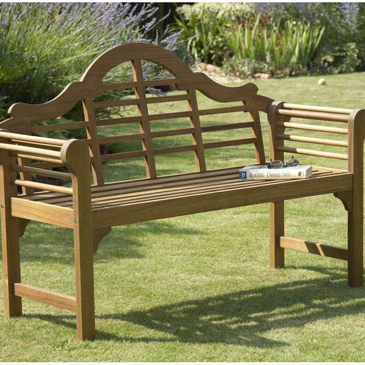 Greenhurst Lutyens Style Garden Bench Natural