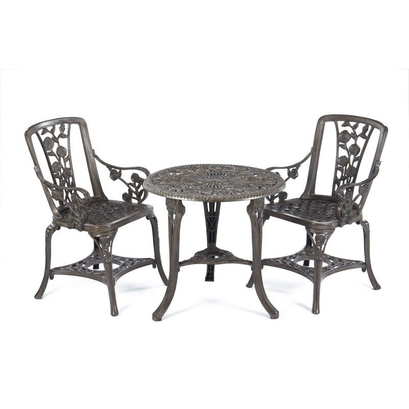 Rose Garden Armchair Set Grey