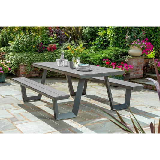 Handpicked Wembly Garden Picnic Table by Handpicked - 8 Seats