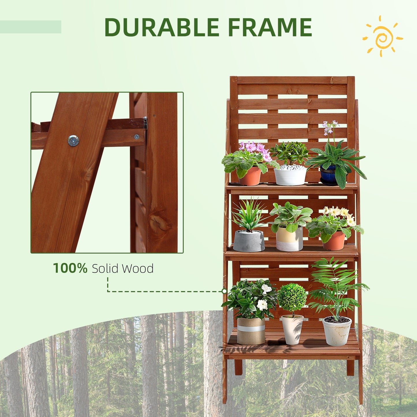 Three-Tier Plant Stand