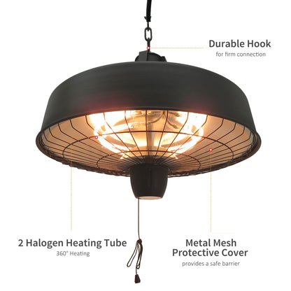 Halogen Heater Hanging Adjustable Infrared Light Heater