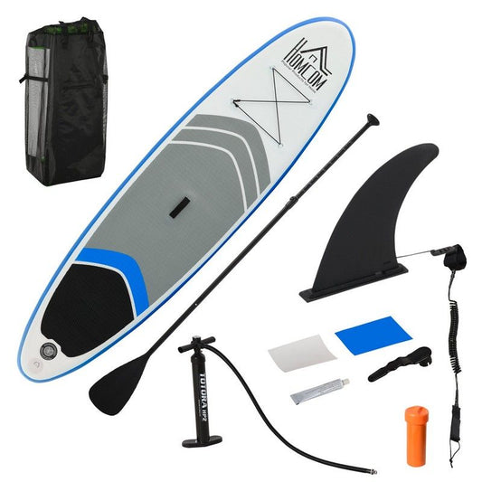 Homcom Homcom Stand Up Paddle Board Sup Accessory Carry Bag Adj Paddle Pump Leash Inflatable Paddle Board