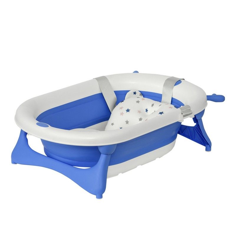 Homcom Homcom Foldable Portable Baby Bath Tub w/ Temperature-Induced Water Plug for 0-3 years