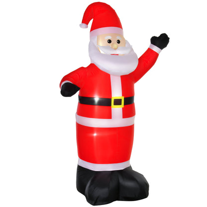 8 Foot Inflatable Christmas Santa Claus Xmas Decoration with LED Holiday Air Blown Yard Outdoor Décor