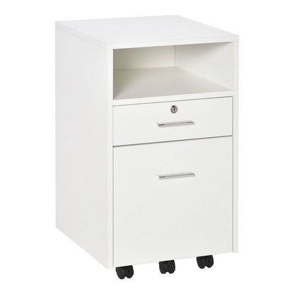 Vinsetto Vinsetto Mobile File Cabinet Home Filing Furniture w/ Lock