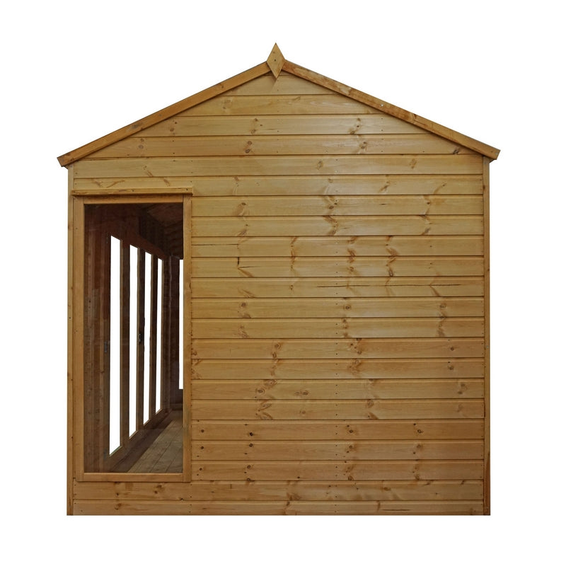 Mercia Vermont 9' 11" x 8' 1" Reverse Apex Summerhouse - Premium Dip Treated Shiplap