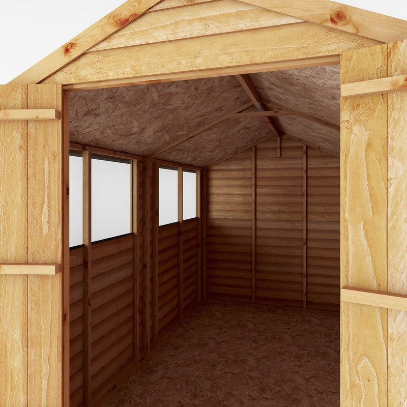 Mercia Mercia 6' 3" x 9' 10" Apex Shed - Budget Dip Treated Overlap