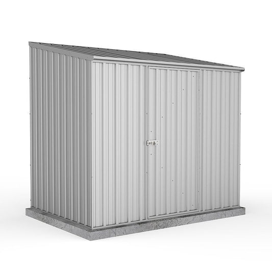 Absco Absco 7' 4" x 4' 11" Pent Shed Steel Grey - Classic Coated