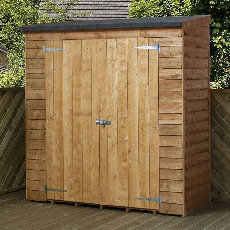 Mercia Mercia 5' 11" x 2' 9" Pent Shed - Budget Dip Treated Overlap