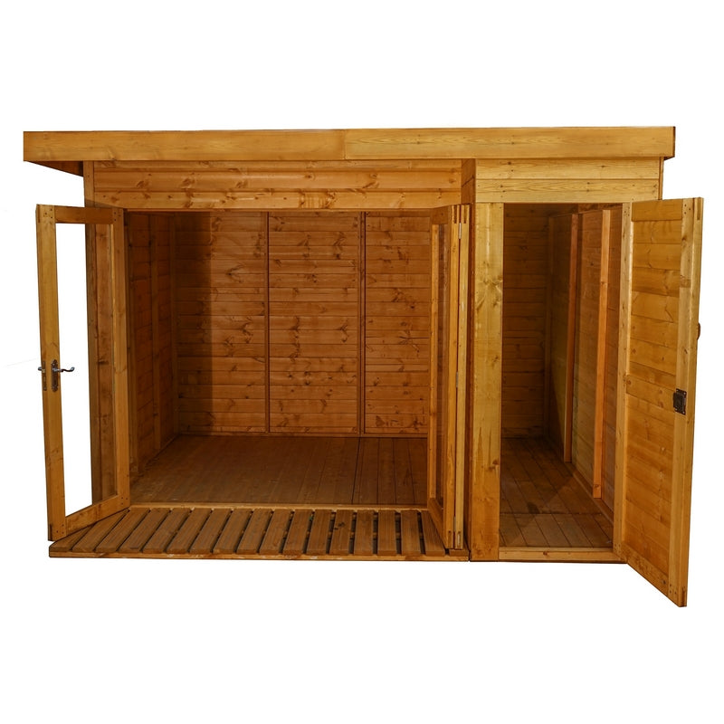 Mercia Mercia Pent 10' 2" x 8' 2" Pent Summerhouse - Premium Dip Treated Shiplap