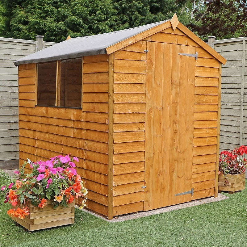 Mercia Mercia 5' 2" x 6' 11" Apex Shed - Budget Dip Treated Overlap