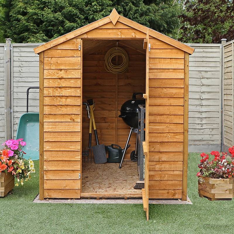 Mercia Mercia 5' 2" x 6' 11" Apex Shed - Budget Dip Treated Overlap