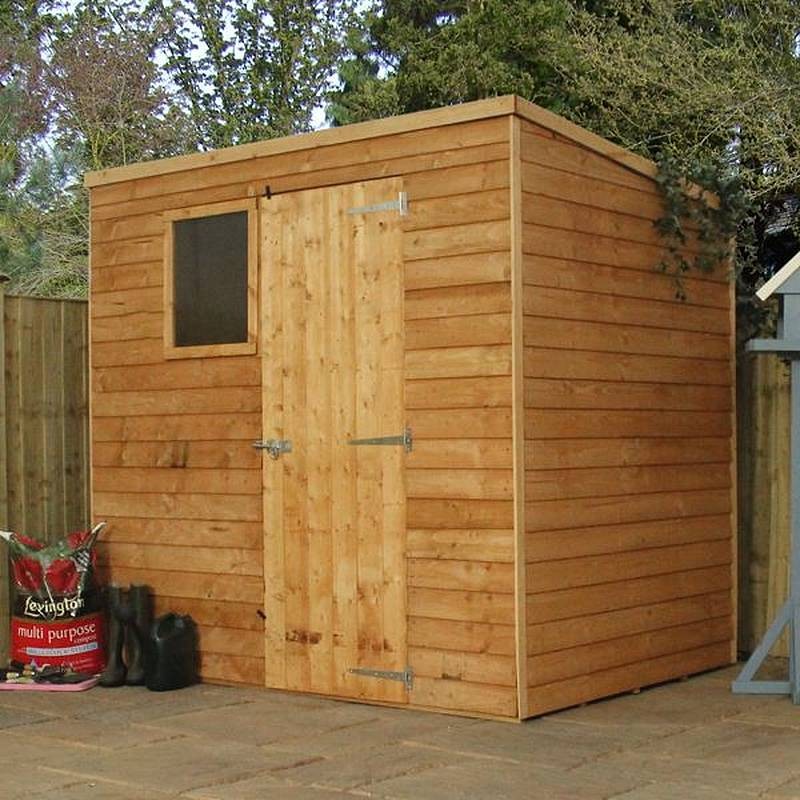 Mercia Mercia 6' 11" x 5' 1" Pent Shed - Budget Dip Treated Overlap