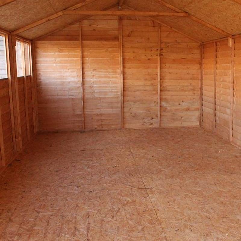 Mercia Mercia 10' 2" x 19' 9" Apex Shed - Budget Dip Treated Overlap