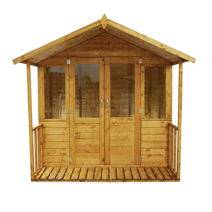 Mercia Mercia Bournemouth 7' 3" x 7' 3" Apex Summerhouse - Premium Dip Treated Shiplap