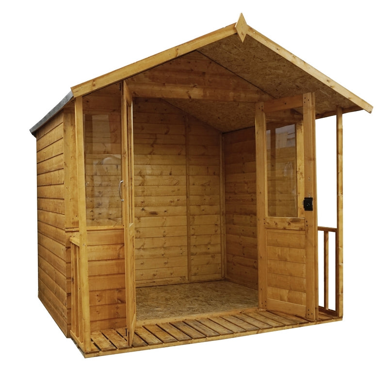 Mercia Mercia Bournemouth 7' 3" x 7' 3" Apex Summerhouse - Premium Dip Treated Shiplap