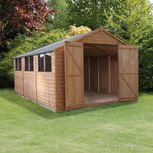 Mercia Mercia 10' 2" x 14' 10" Apex Shed - Premium Dip Treated Overlap