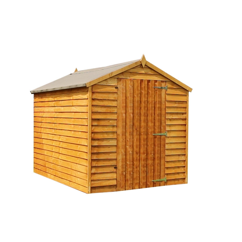 Mercia Mercia 6' 3" x 7' 10" Apex Shed - Budget Dip Treated Overlap