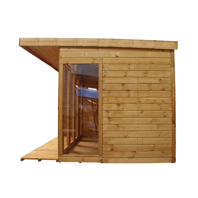 Mercia Mercia Pent 12' 6" x 8' 2" Pent Summerhouse - Premium Dip Treated Shiplap