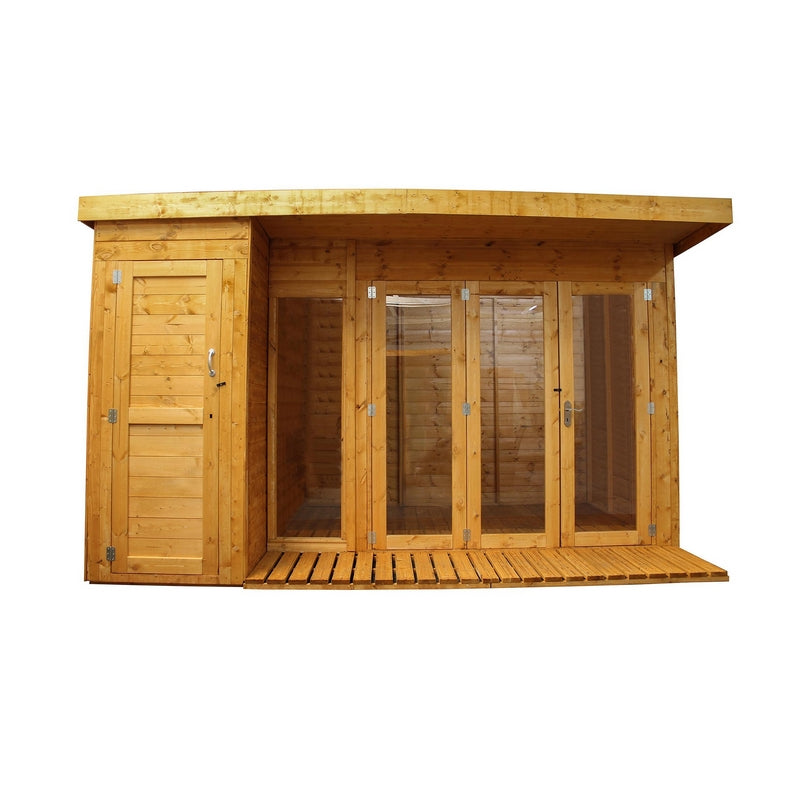 Mercia Mercia Pent 12' 6" x 8' 2" Pent Summerhouse - Premium Dip Treated Shiplap