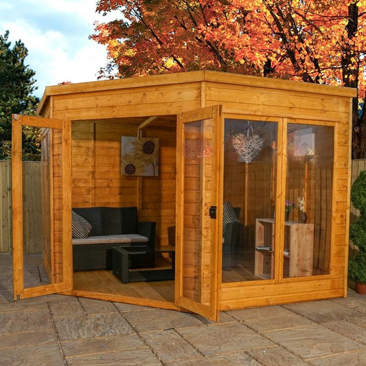 Mercia Mercia Premier 9' 6" x 9' 6" Pent Summerhouse - Premium Dip Treated Shiplap