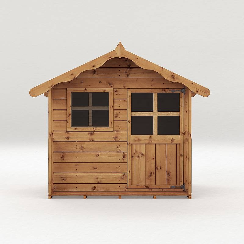 Mercia Poppy 6' 1" x 5' 1" Apex Children's Playhouse - Premium Dip Treated Shiplap