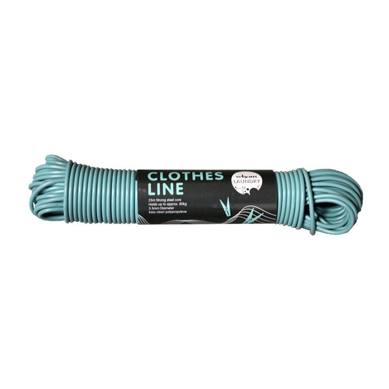 Home Essentials Steel Core Clothes Line 25 Metre -Teal