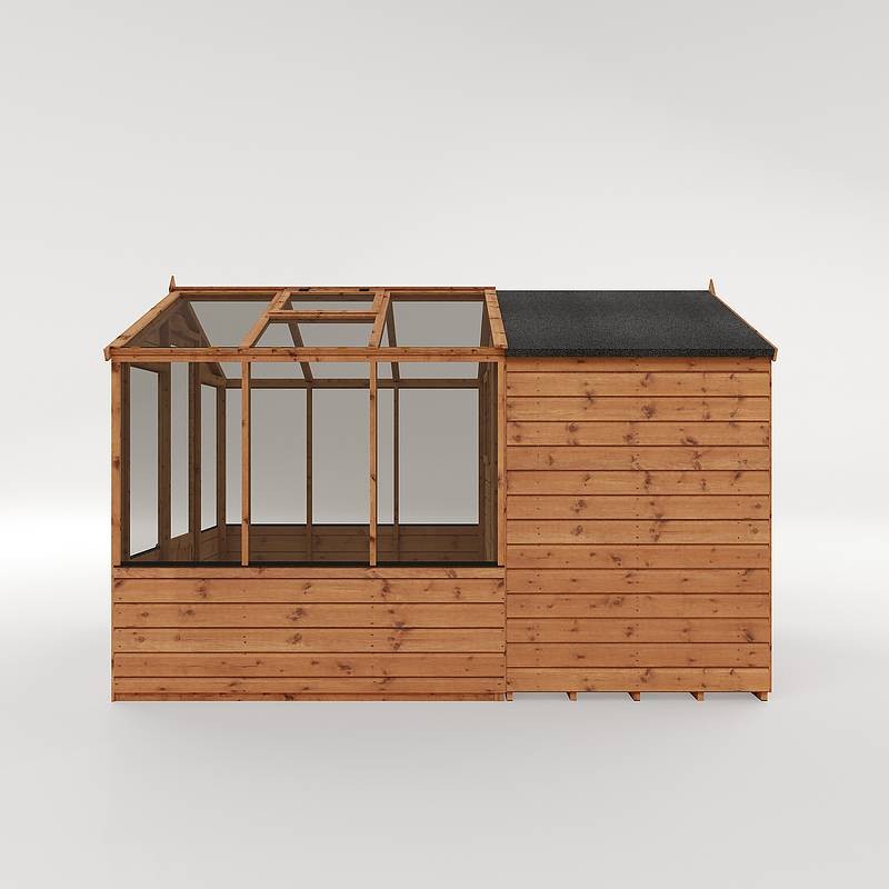 Mercia Mercia Combi 6' 5" x 9' 11" Apex Shed - Premium Dip Treated Shiplap