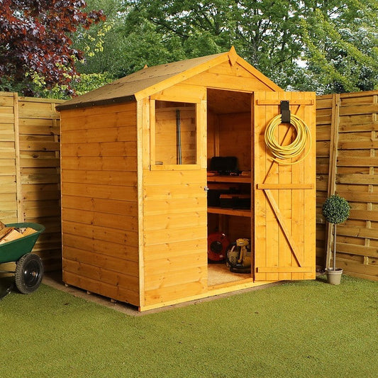 Mercia Mercia 6' 5" x 4' Apex Shed - Premium Dip Treated Shiplap