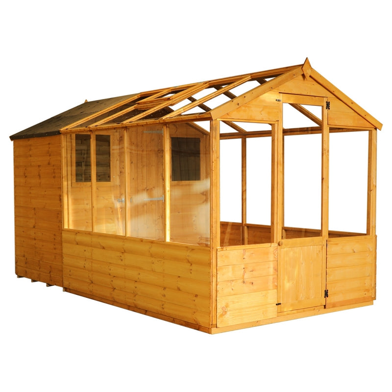 Mercia Mercia Combi 6' x 11' 10" Apex Shed - Premium Dip Treated Shiplap