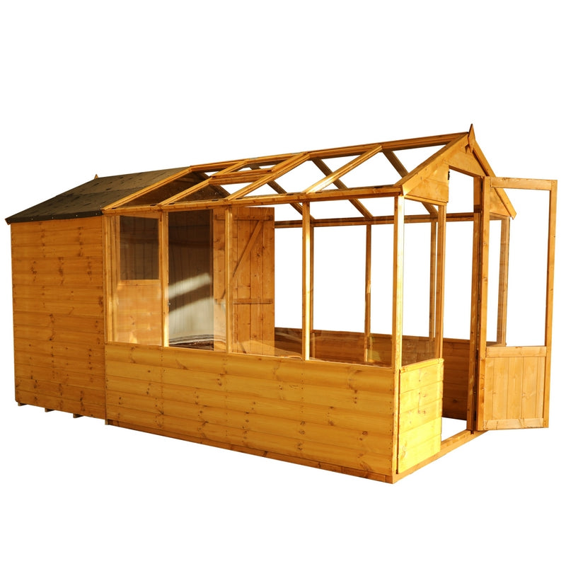 Mercia Mercia Combi 6' x 11' 10" Apex Shed - Premium Dip Treated Shiplap