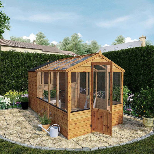 Mercia Mercia Combi 6' x 11' 10" Apex Shed - Premium Dip Treated Shiplap