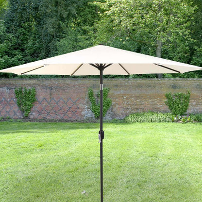 Wensum Garden Parasol by Wensum - 2.7M Cream