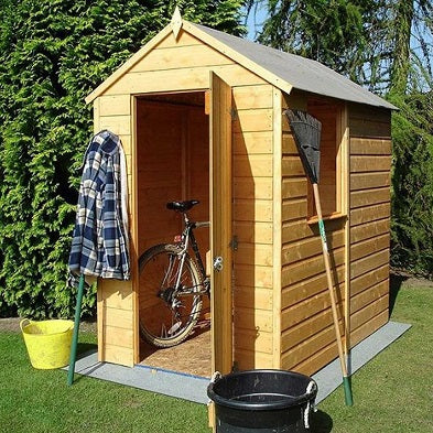 Shire Shire Shetland 4' 5" x 6' 2" Apex Shed - Premium Pressure Treated Shiplap