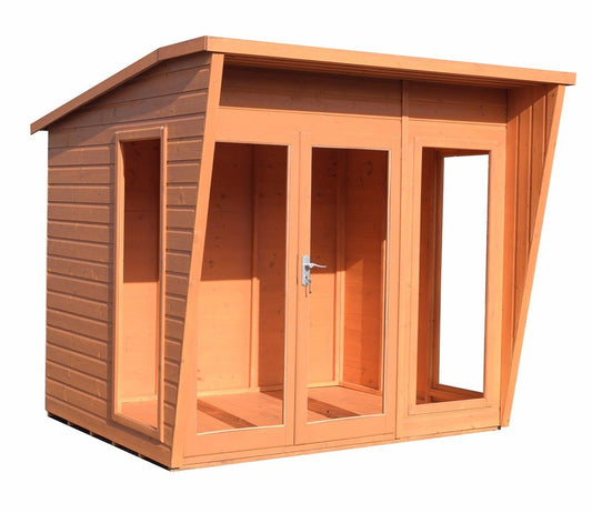 Shire Shire Highclere 8' 1" x 7' 8" Pent Summerhouse - Premium Dip Treated Shiplap