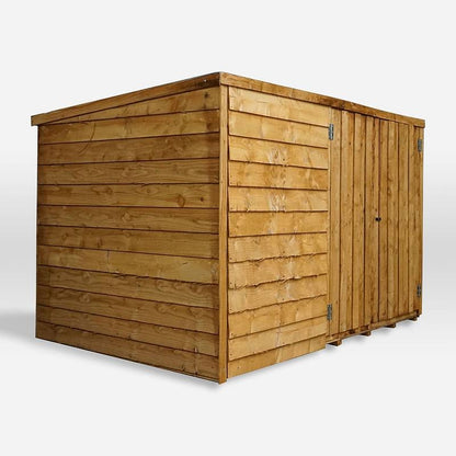 Mercia Mercia Garden Storage 4' 1" x 6' 4" Pent Bike Store - Budget Dip Treated Overlap