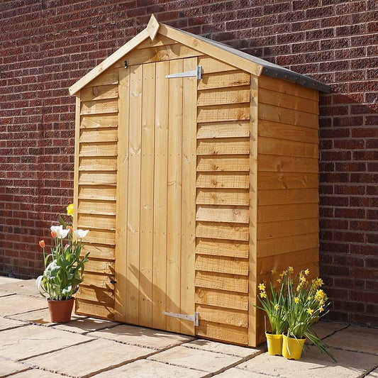 Mercia Mercia 5' 2" x 2' 9" Apex Shed - Budget Dip Treated Overlap