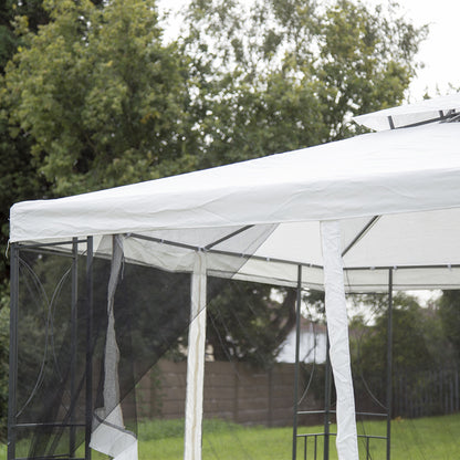 Wensum Garden Gazebo by Wensum with a 3 x 3M Cream Canopy