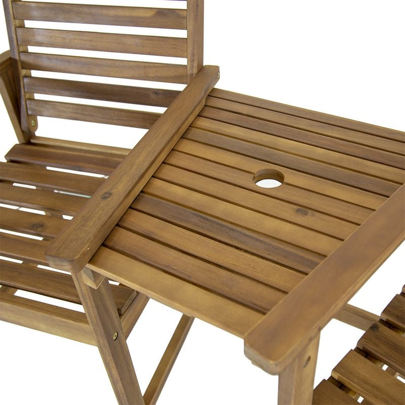 Wensum Acacia Wood Garden Tete a Tete by Wensum - 2 Seats