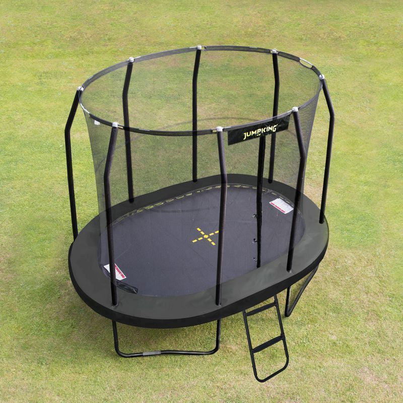 Jumpking Jumpking JumPOD Oval 8 x 11.5ft Trampoline Safety Net & Pad