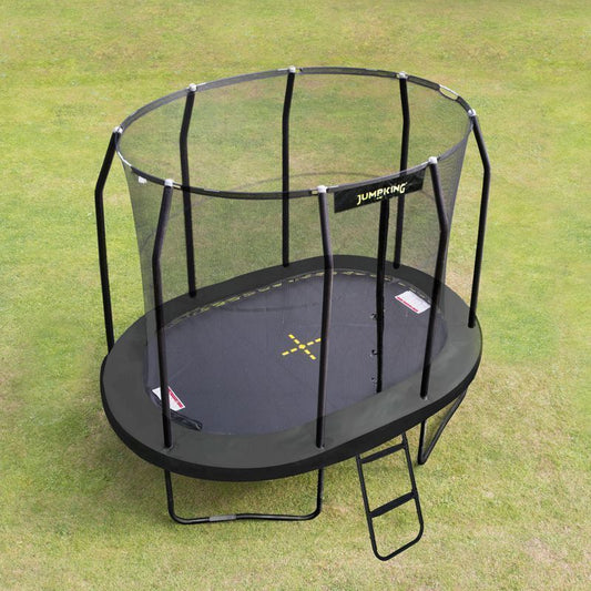 Jumpking Jumpking JumPOD Oval 8 x 11.5ft Trampoline Safety Net & Pad