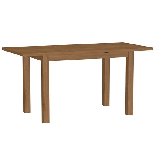 Anglian Furniture Rutland Extending Dining table Oak Natural 120cm