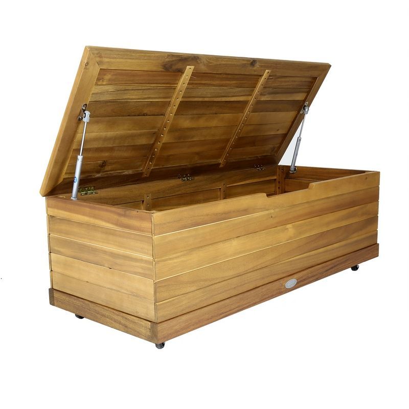 Wensum Acacia Wood Garden Storage Box by Wensum